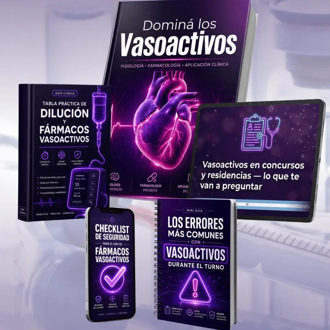 Dominá los vasoactivos